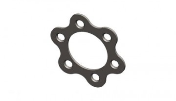 151510-01 RCD Blower Pulley Washer 6 Hole - 3/8 Bolt Steel Stops Galling